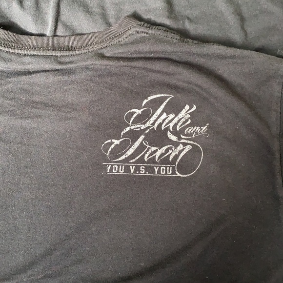 COPY - Large 💥 Black Ink and Iron T-Shirt 50/50 Blend - Picture 2 of 2